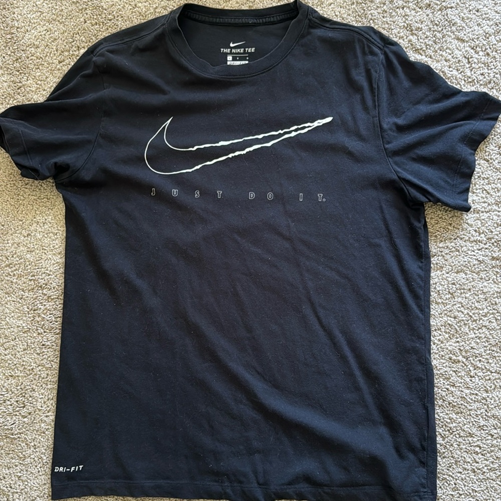Nike Black Swoosh Tee